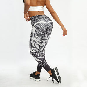 Honeycomb Skull Fitness Legging