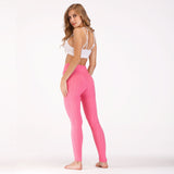 Women Pink High Waist Fitness Breathable Leggings